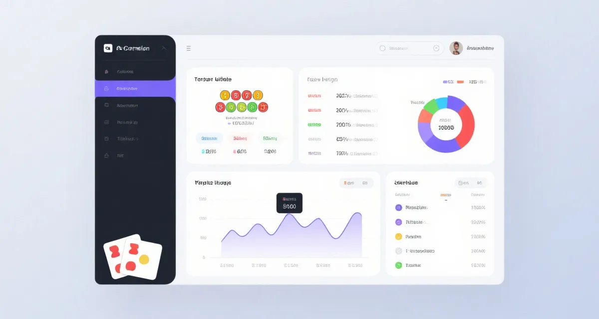 数据面板与走势图示意